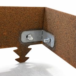 Cortenplåt odlingsram enkel montering